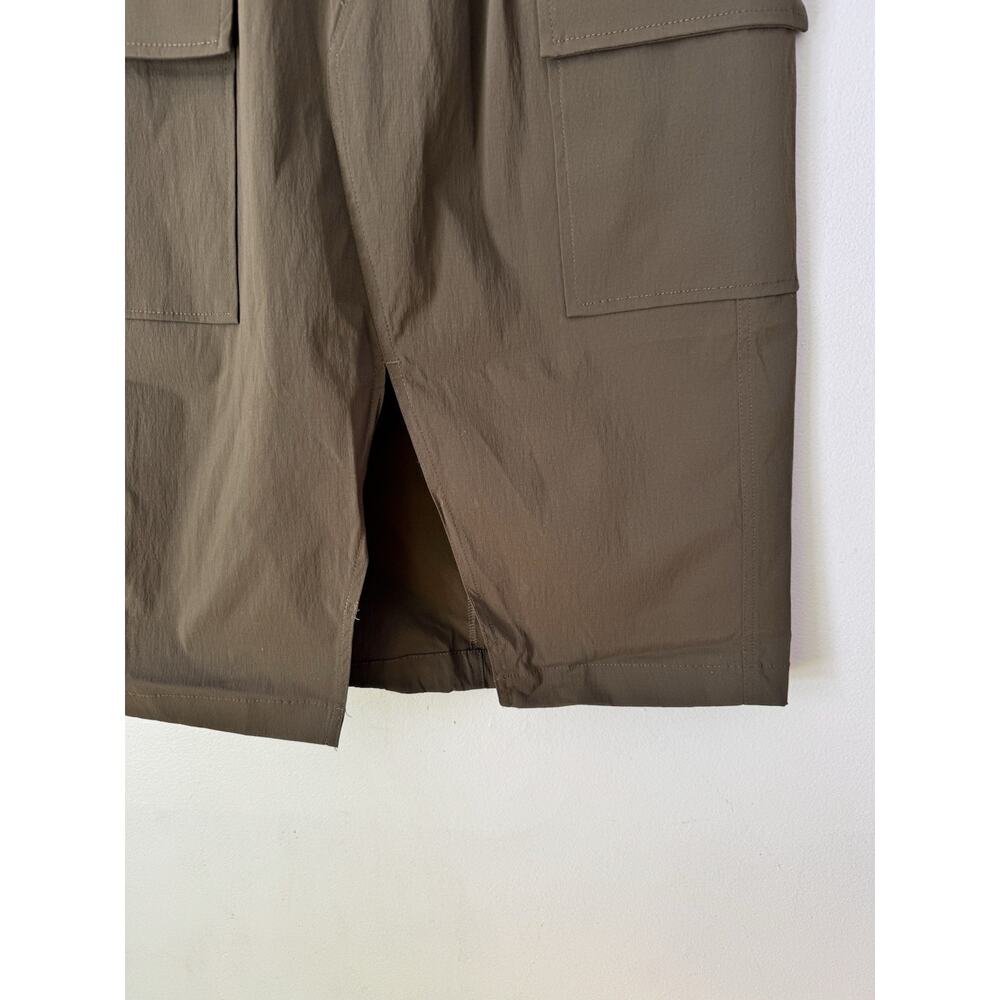 NWT Halara Olive Green Pull On Cargo Utility Skirt Ripstop Fabric Size XS - Picture 4 of 6